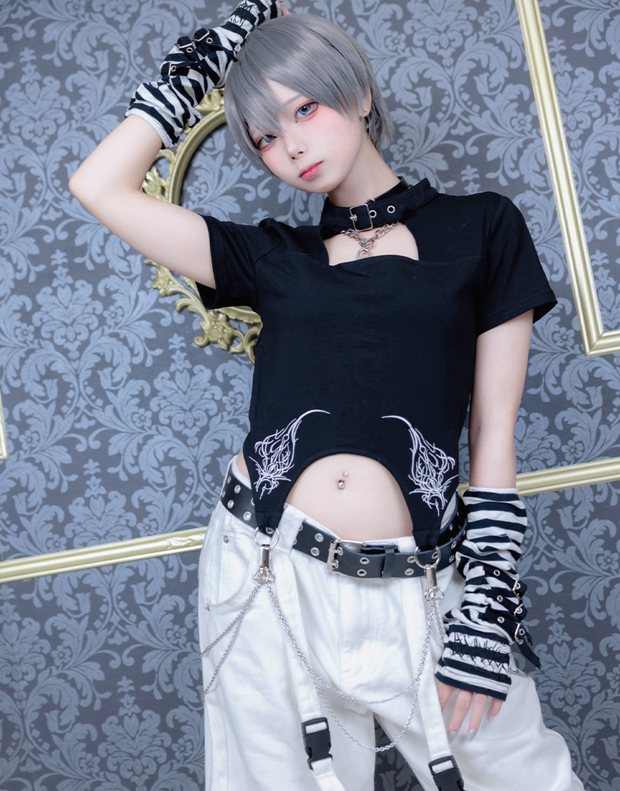 ililil【イルイルイル】ろるあコラボロングシャツ ろるあコラボシャツ/全1色