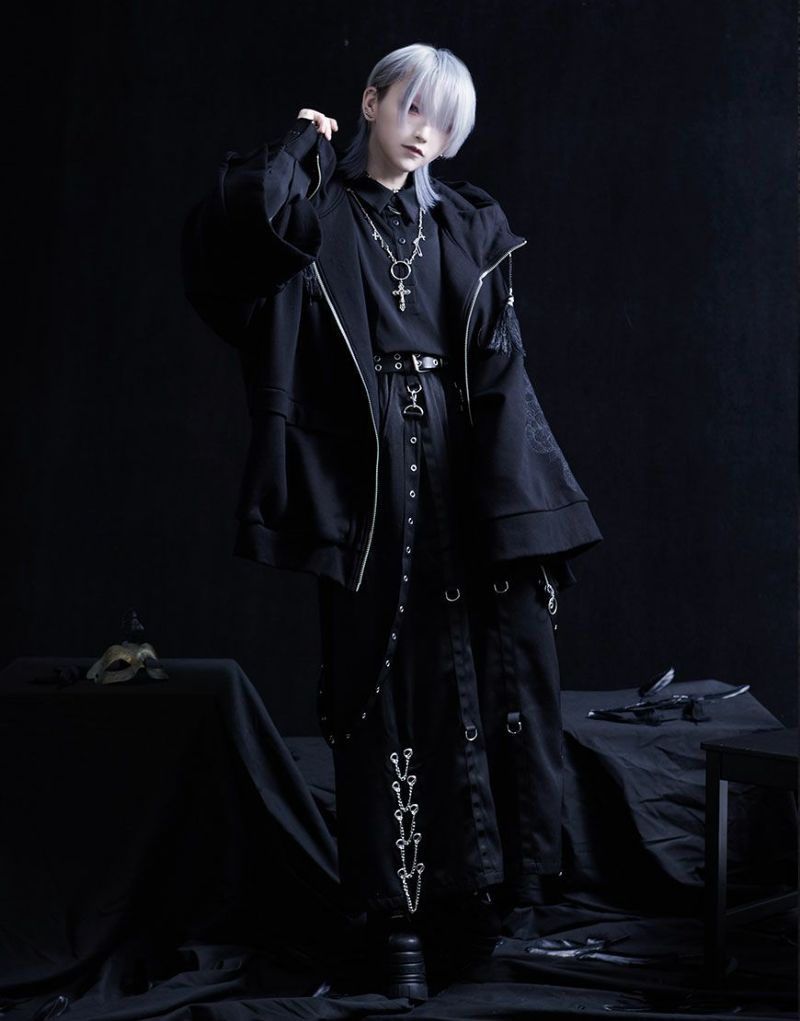 ililil【イルイルイル】【蛇昇華界】着物パーカー/全1色 ililil【イルイルイル】【蛇昇華界】着物パーカー/全1色