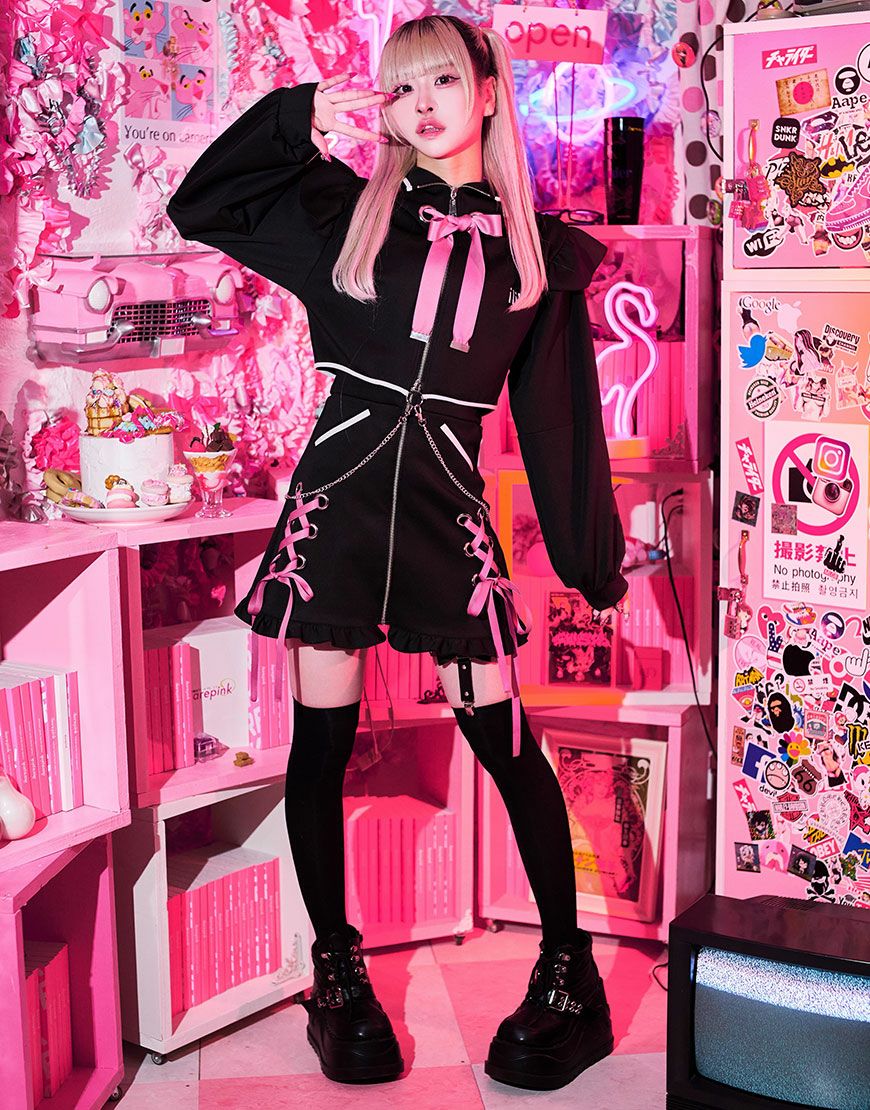 ililil【イルイルイル】はむねずこコラボ NEZU狂セットアップ/全1色 