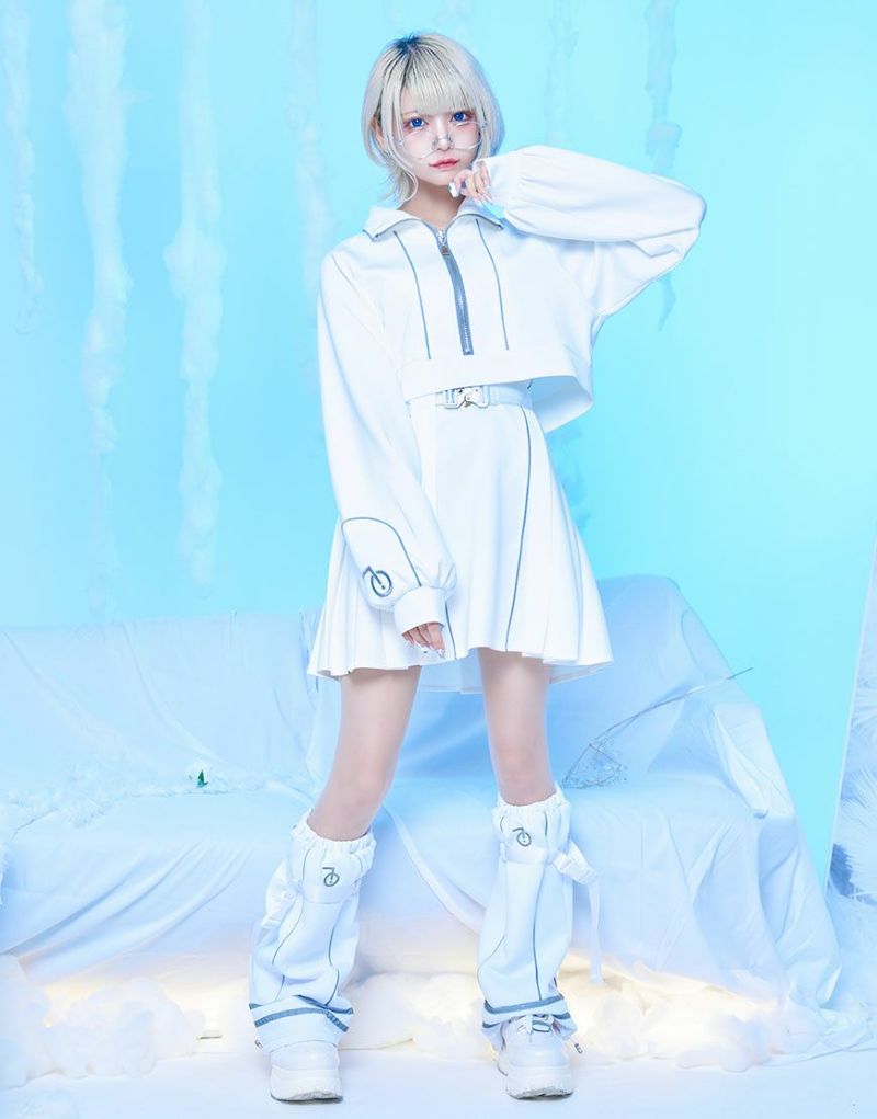 ililil ぬたコラボ ジャージセットアップ ジャージ上下 ホワイト ジャージ上下 セットアップ メンズ 長袖 スウェット上下 スポーツ