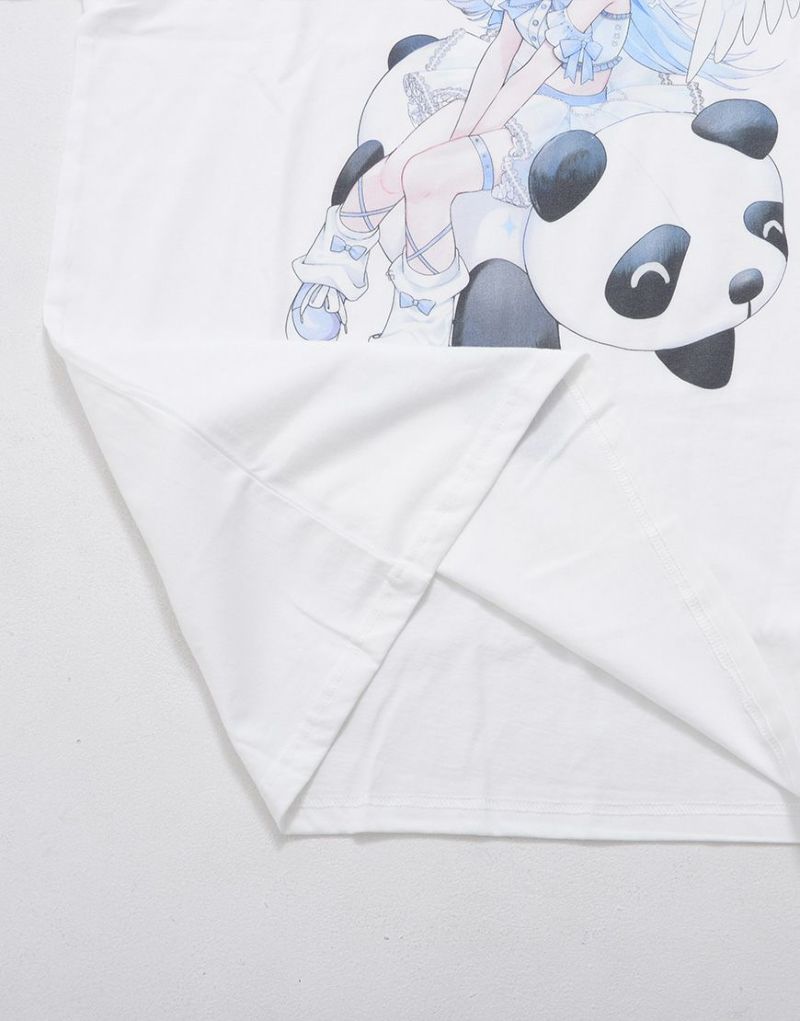 ililil【イルイルイル】熊猫てんしちゃんTシャツ/全1色