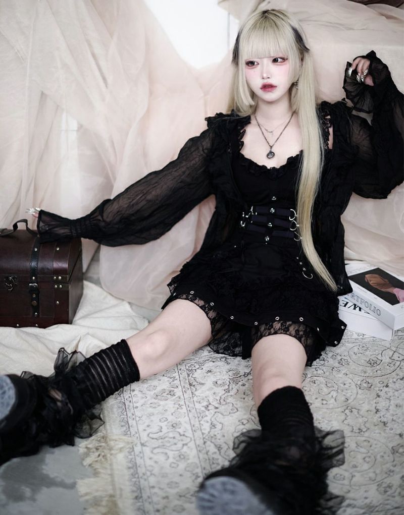 ililil vigilant skir ブラック
