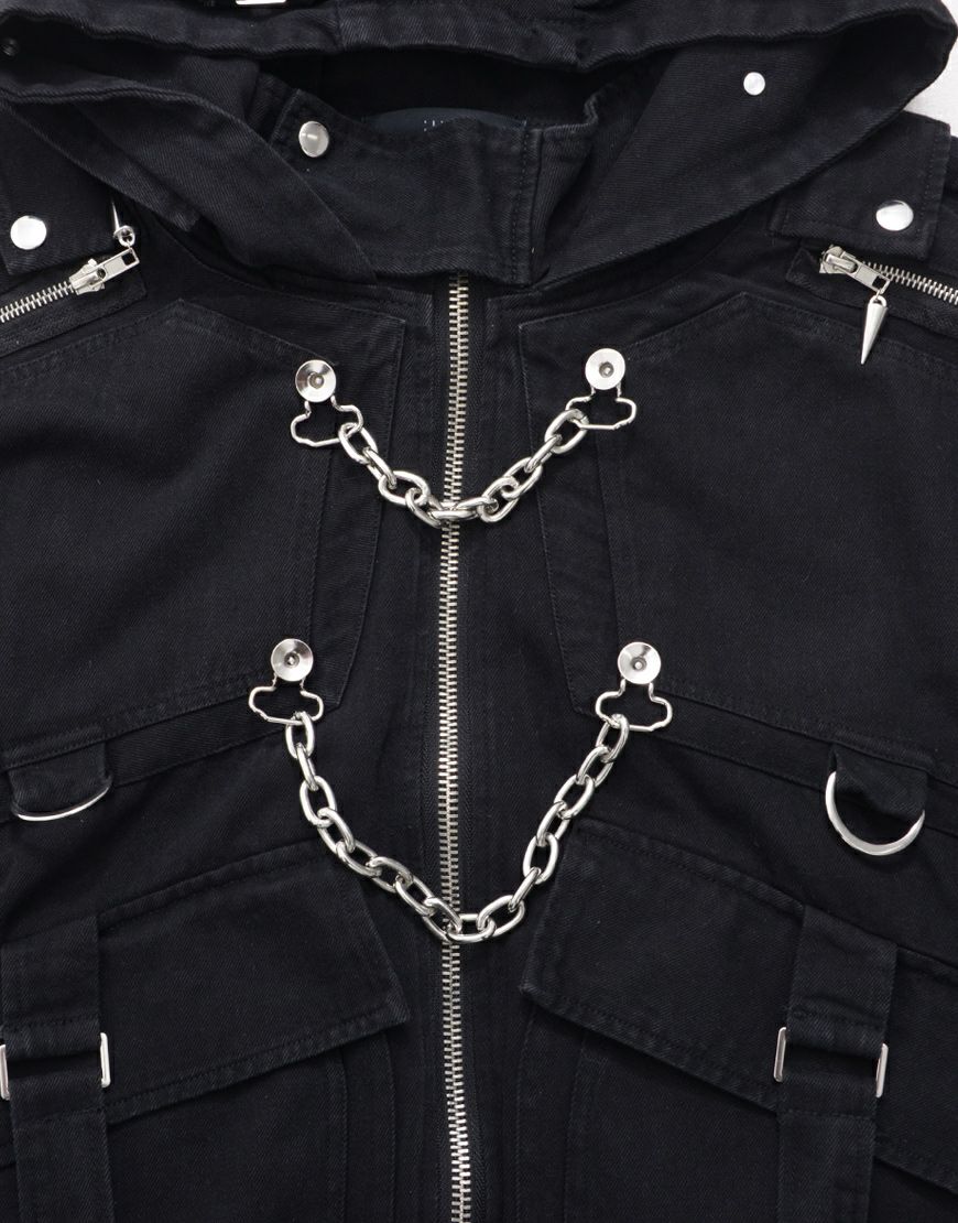 ililil【イルイルイル】自称ラスボスくんとLv.999のジップパーカー/全1色