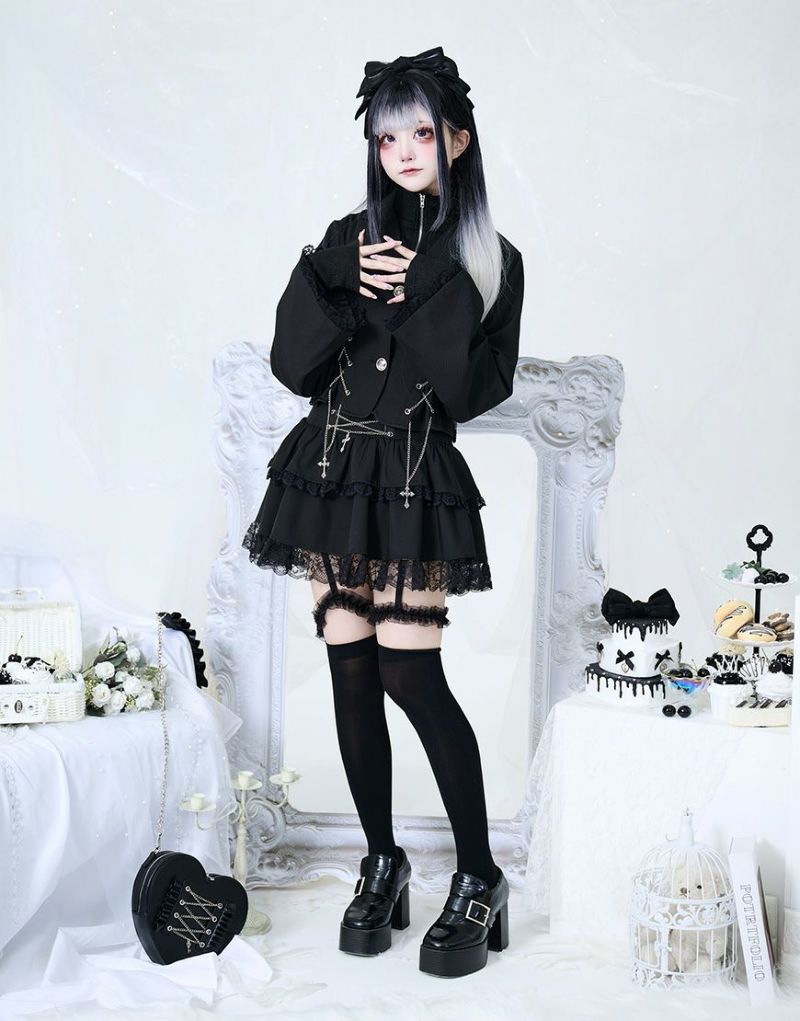 d.i.a 超希少 美品 ヒョウ柄フレアスカート スカルジッパー付き セール】ヒョウ柄スカートミニスカート（スカート）｜GEMEDA