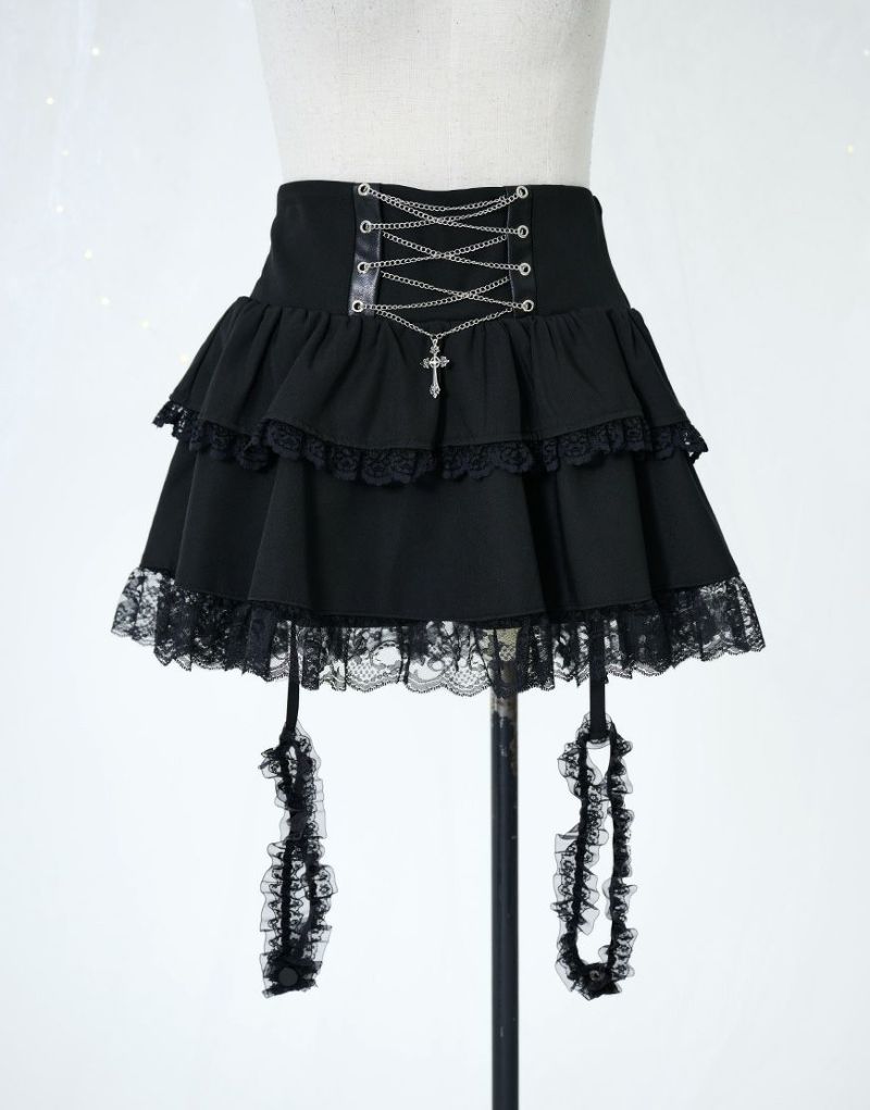 ラッフルフリルロングスカート | outlet | axes femme online shop