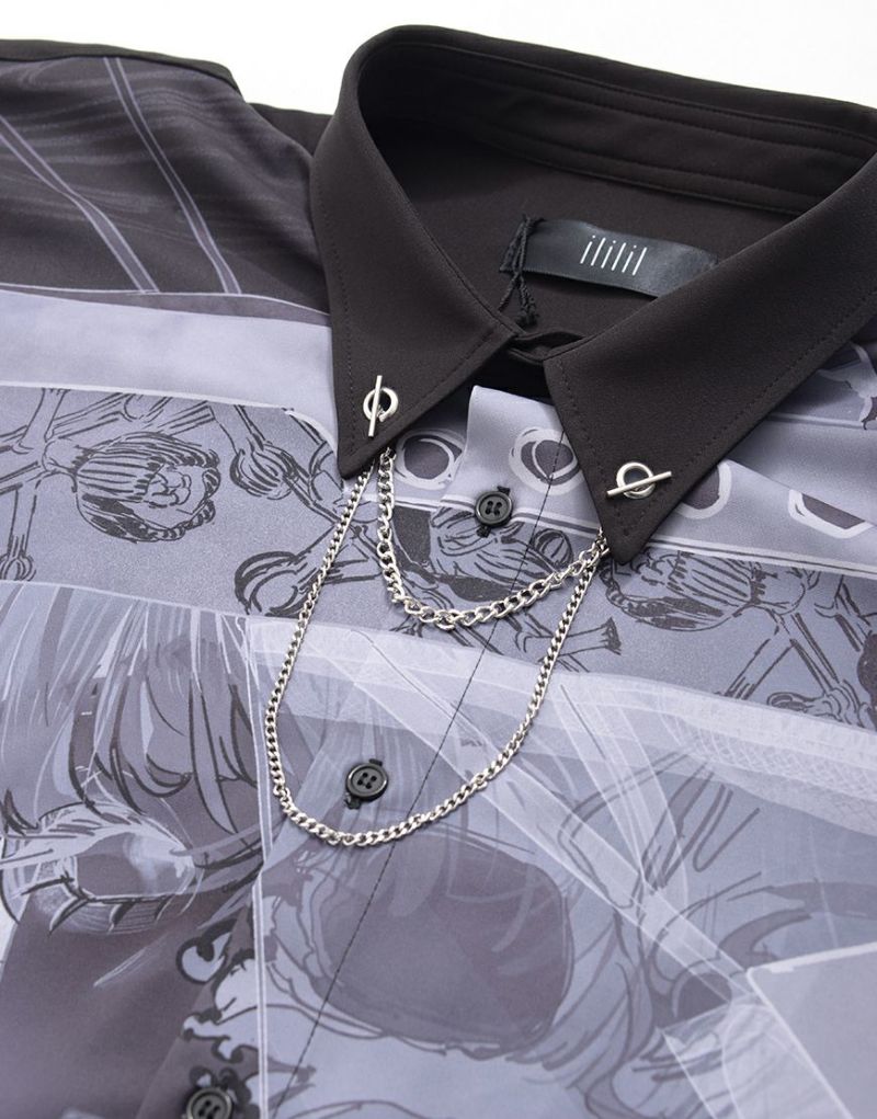 ililil【イルイルイル】ろるあコラボロングシャツ ACRO TOKYO][ililil] Rolua Collab. Long-Sleeved Shirt