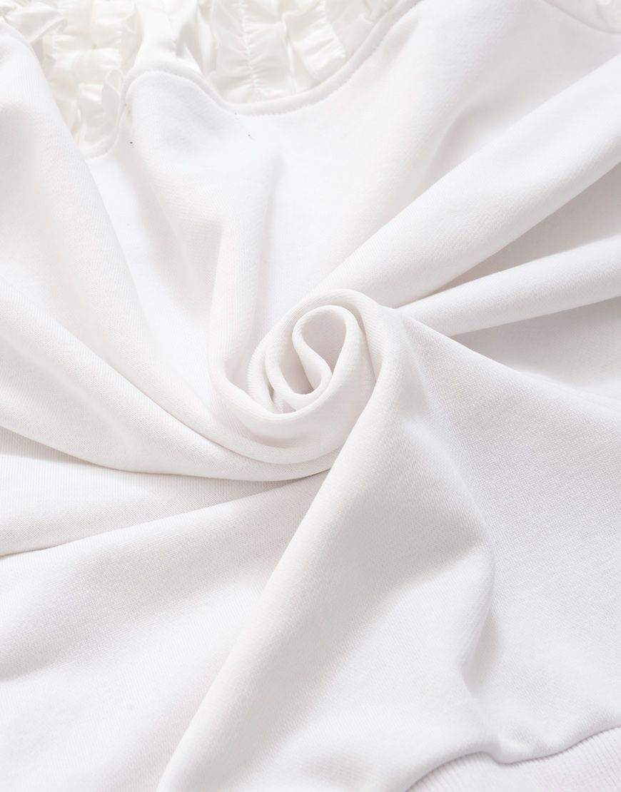 ililil【イルイルイル】生クリームフリルのバブみ全開パーカー/全2色