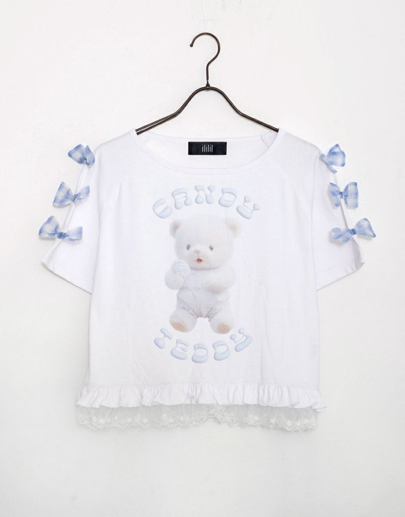 ililil 透けてクマっちゃいな!!/全1色 ililil セットアップ 「ililil/イルイルイル」「透けてクマっ
