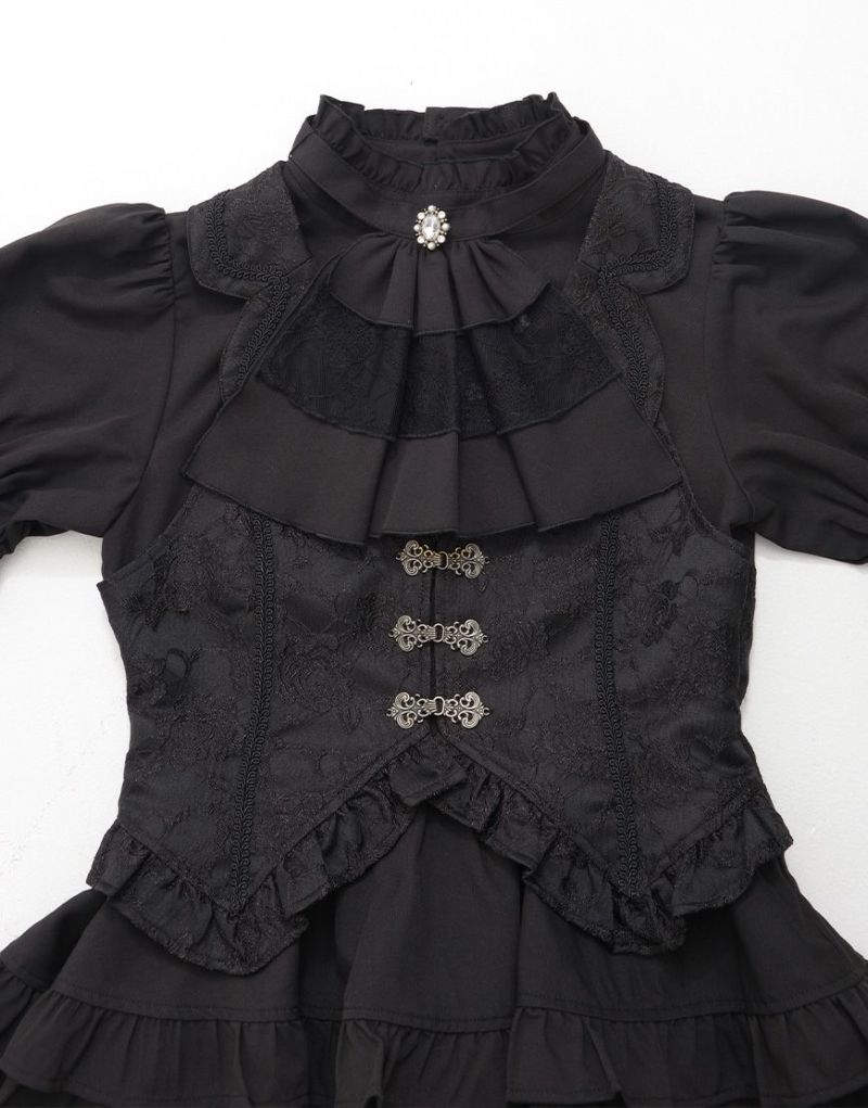 ililil【イルイルイル】クラロリ地雷ちゃんの微睡ドールワンピ/全2色