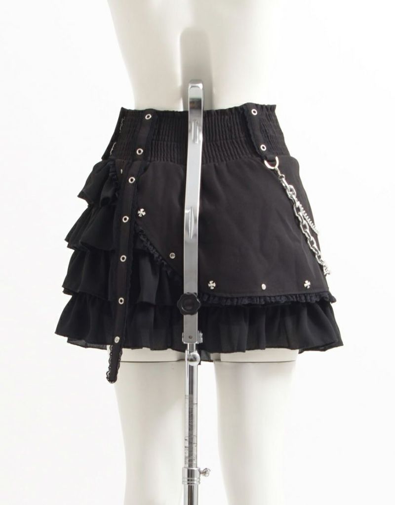 ililil【イルイルイル】地雷ちゃんの病みかわチェーン付きフリル