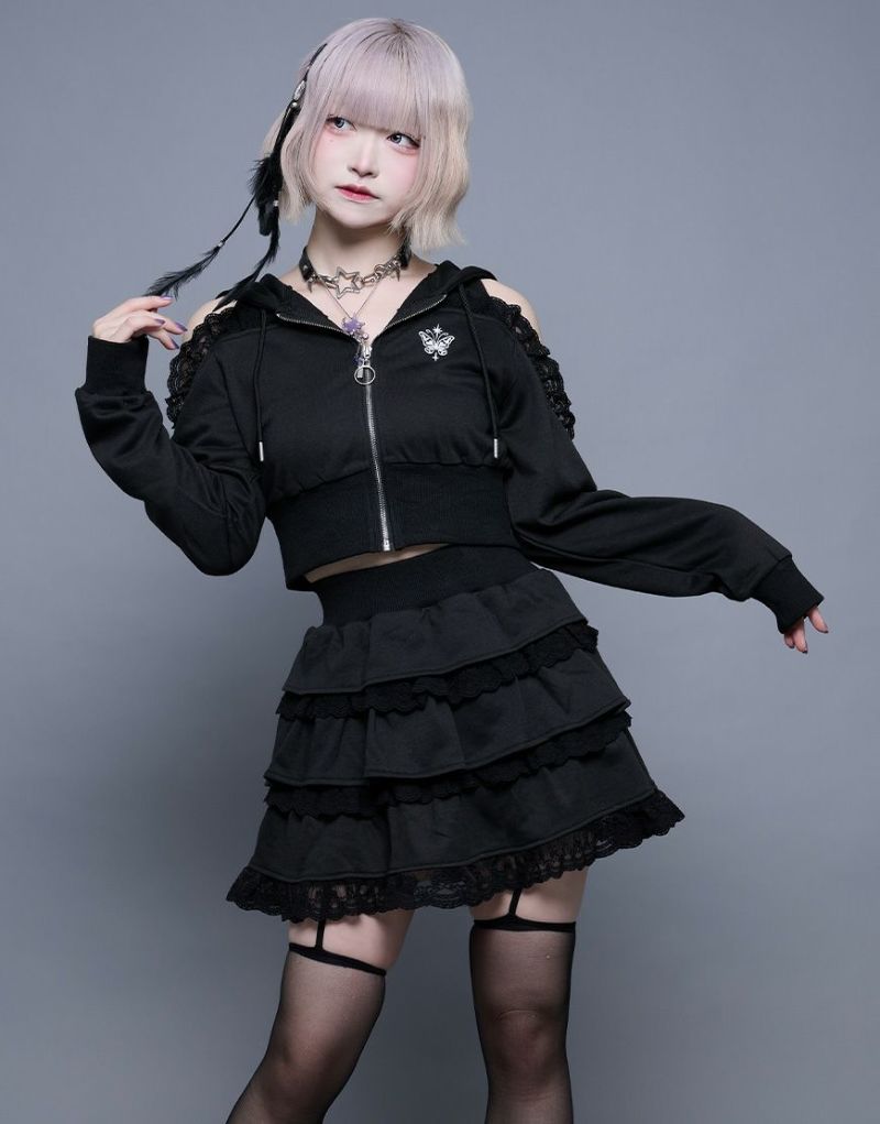 ililil【イルイルイル】†ぴえん卒業†スウェットパーカー
